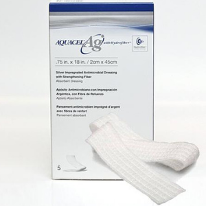 AQUACEL Ag Rope Hydrofiber Dressing AQUACEL Ag Rope Hydrofiber Dressing