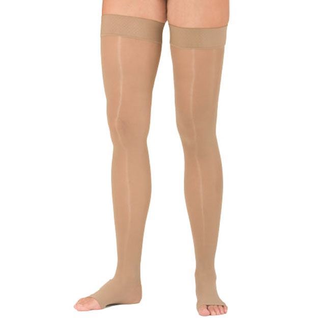 Sheer Fashion, Knee High Compression Stockings, Open Toe