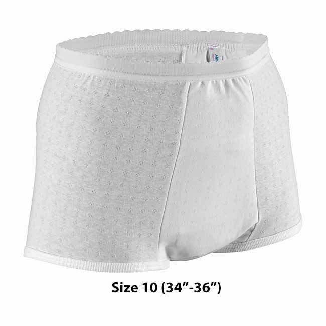 Ladies Washable Incontinence Full Brief White (230ml) Large