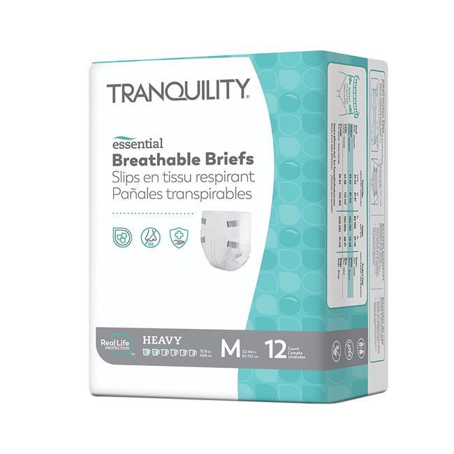 Tranquility Essential Breathable Brief - Adult Diaper with Tabs