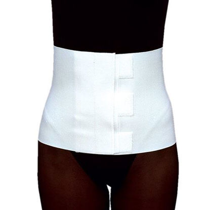 Abdominal Binder for Women, Three-Panel Body, 9-Inch Elastic, White - Home  Medical Supply