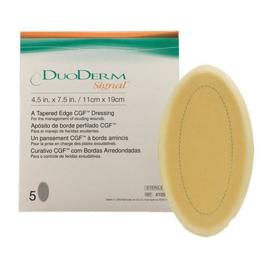 DuoDerm Signal - Oval Hydrocolloid Dressing with Border