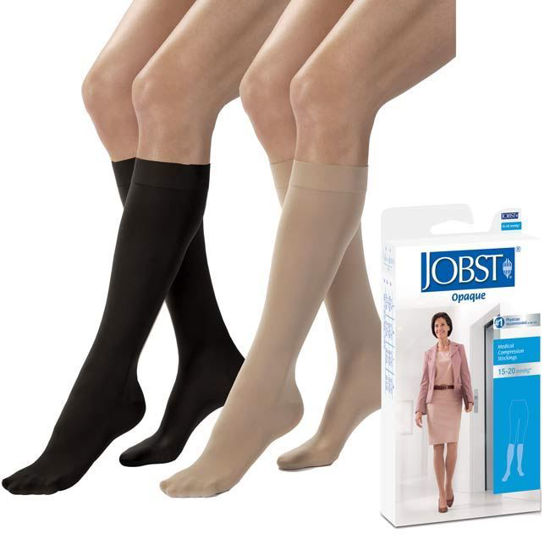 Womens Knee High Compression Stocking (15-20 mm Hg Compression)