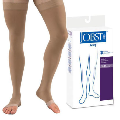 Jobst Relief - Knee High 15-20mmHg Compression Stockings (Open Toe)