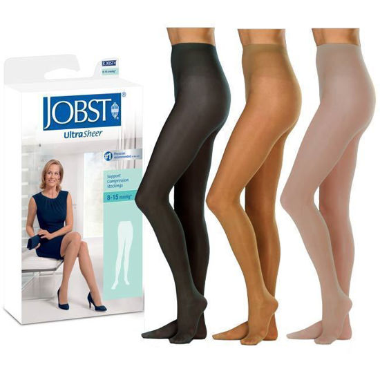 Jobst UltraSheer - Women's Pantyhose 8-15mmHg Compression/Support Stockings