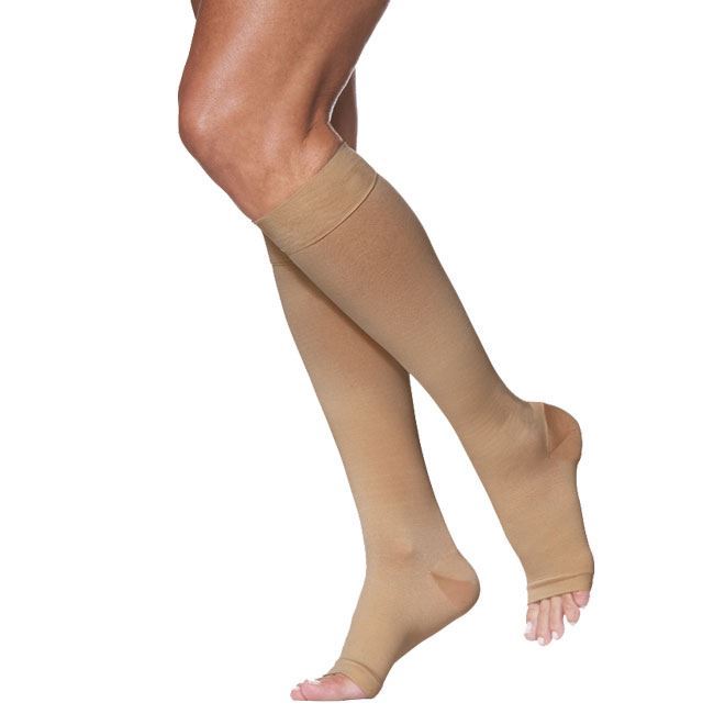 Dynaven Opaque Pantyhose 30-40 mmHg, Open Toe – Compression Store