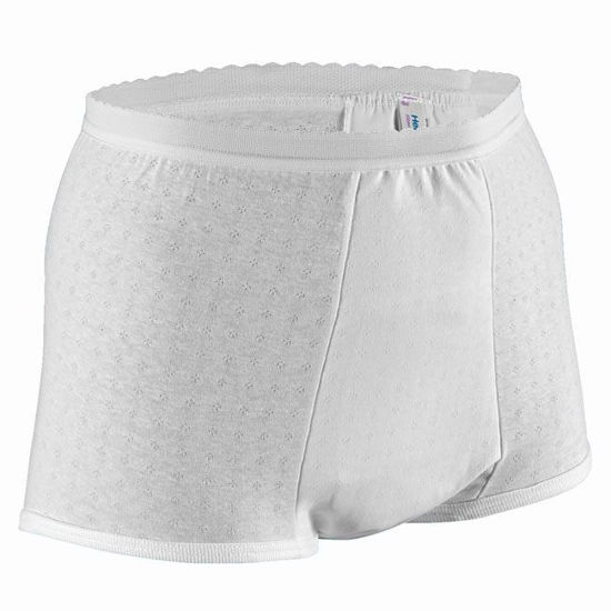 2 Pcs Washable Absorbency Incontinence Aid Cotton Underwear Briefs For Women