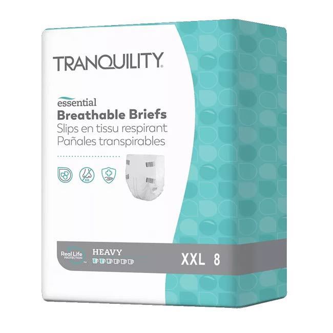 Tranquility Essential Breathable Brief - Adult Diaper with Tabs Heavy  Absorbency