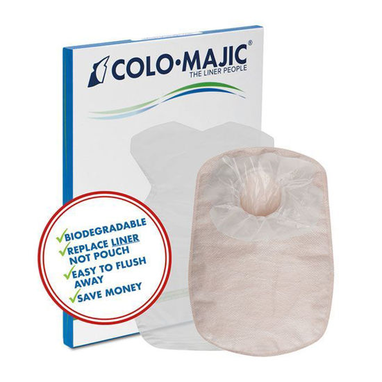 Sur-Fit Natura Colostomy Pouch, Drainable - 2-Piece, Opaque, 1.75