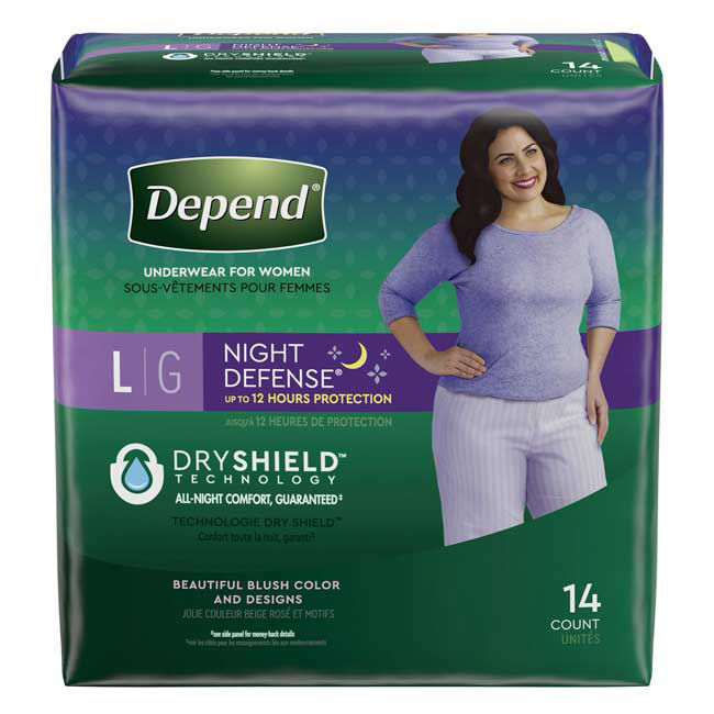 Fresh Protection Incontinence Underwear for Women, Blush - Small, 44 units  – Depend : Incontinence