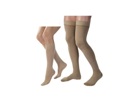  Anti Embolism Compression Stockings, Knee High Unisex Ted Hose  Socks 15-20 mmHg Moderate Level (S) : Health & Household