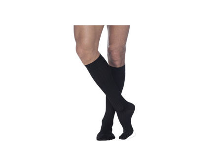MicroFiber Opaque 20-30 mmHg Compression Stockings, Panty Hose, 1 Pair -  Black, X Large 